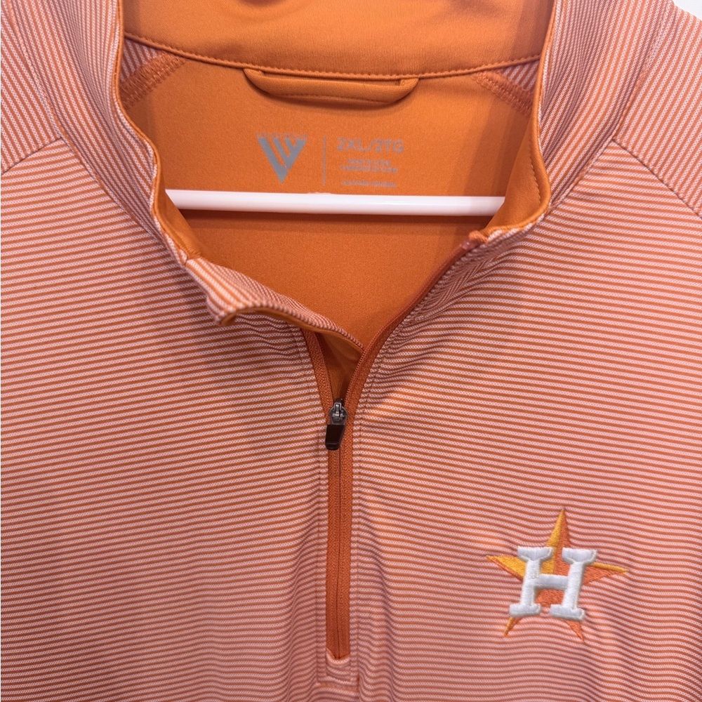 Houston Astros Orange Striped Men's Jacket